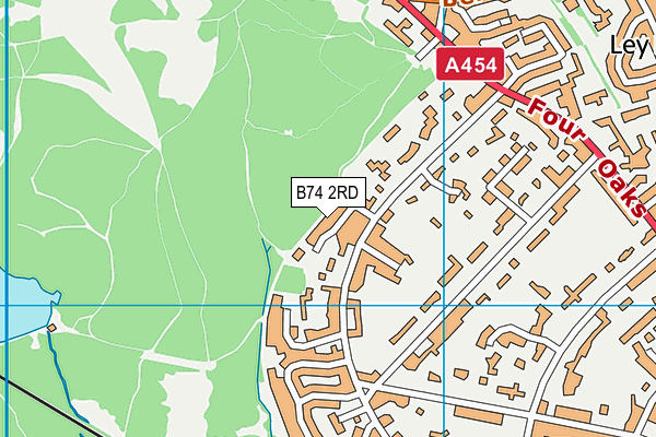 B74 2RD map - OS VectorMap District (Ordnance Survey) B74 2RD map - OS VectorMap District (Ordnance Survey)