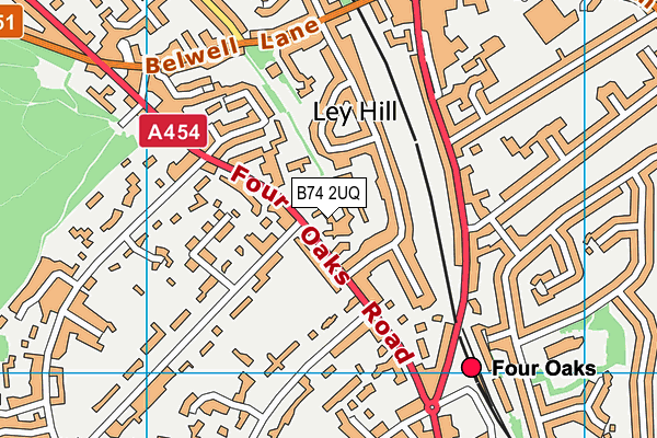 B74 2UQ map - OS VectorMap District (Ordnance Survey) B74 2UQ map - OS VectorMap District (Ordnance Survey)