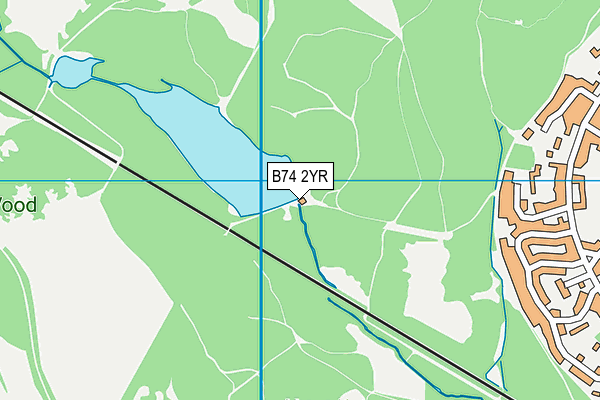 B74 2YR map - OS VectorMap District (Ordnance Survey) B74 2YR map - OS VectorMap District (Ordnance Survey)