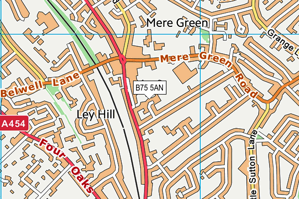 B75 5AN map - OS VectorMap District (Ordnance Survey) B75 5AN map - OS VectorMap District (Ordnance Survey)