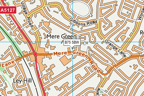 B75 5BW map - OS VectorMap District (Ordnance Survey) B75 5BW map - OS VectorMap District (Ordnance Survey)
