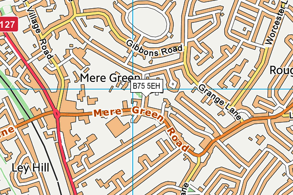 B75 5EH map - OS VectorMap District (Ordnance Survey) B75 5EH map - OS VectorMap District (Ordnance Survey)