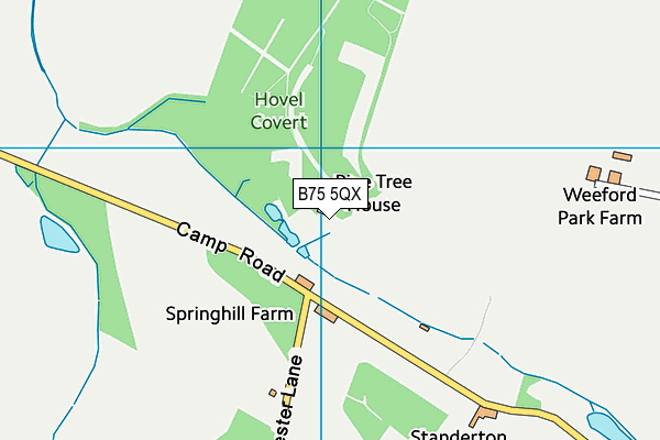 B75 5QX map - OS VectorMap District (Ordnance Survey) B75 5QX map - OS VectorMap District (Ordnance Survey)