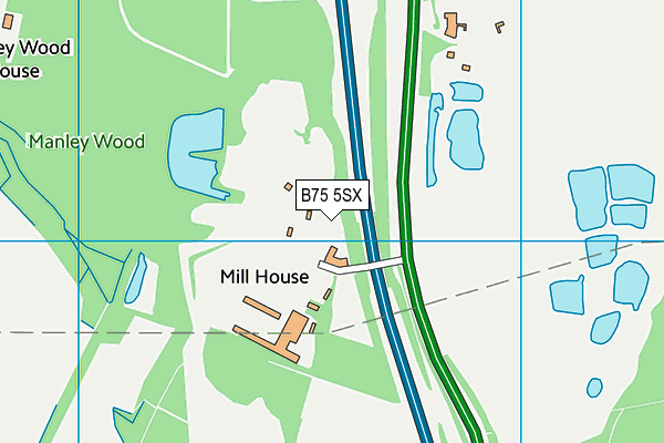 B75 5SX map - OS VectorMap District (Ordnance Survey) B75 5SX map - OS VectorMap District (Ordnance Survey)