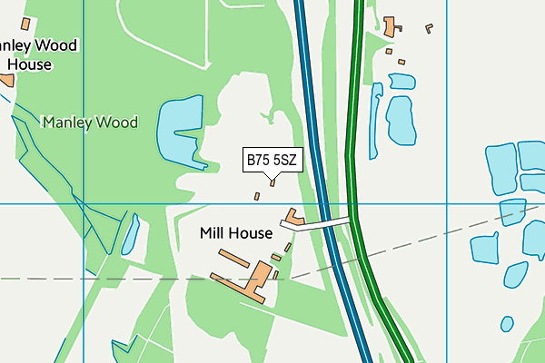 B75 5SZ map - OS VectorMap District (Ordnance Survey) B75 5SZ map - OS VectorMap District (Ordnance Survey)
