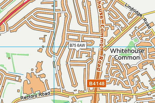 B75 6AW map - OS VectorMap District (Ordnance Survey) B75 6AW map - OS VectorMap District (Ordnance Survey)
