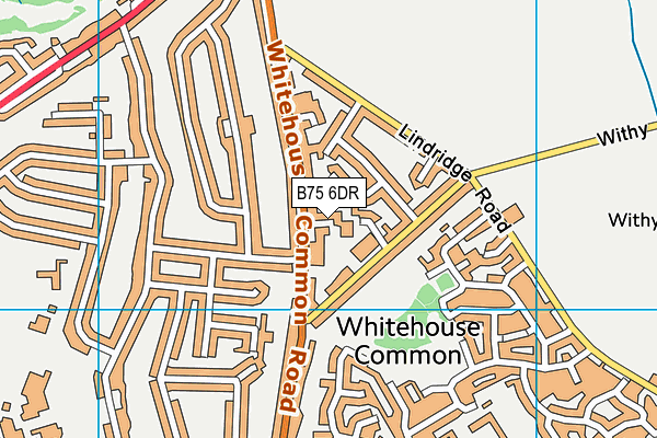 B75 6DR map - OS VectorMap District (Ordnance Survey) B75 6DR map - OS VectorMap District (Ordnance Survey)