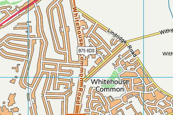 B75 6DS map - OS VectorMap District (Ordnance Survey) B75 6DS map - OS VectorMap District (Ordnance Survey)