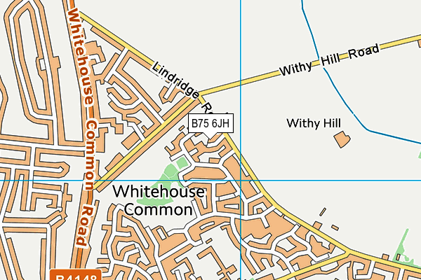 B75 6JH map - OS VectorMap District (Ordnance Survey) B75 6JH map - OS VectorMap District (Ordnance Survey)