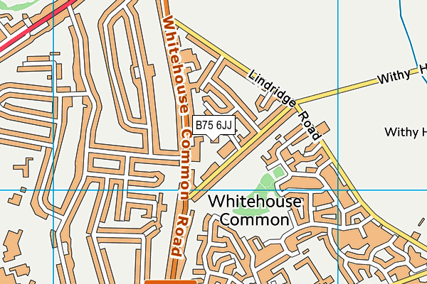 B75 6JJ map - OS VectorMap District (Ordnance Survey) B75 6JJ map - OS VectorMap District (Ordnance Survey)
