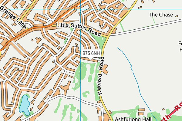 B75 6NH map - OS VectorMap District (Ordnance Survey) B75 6NH map - OS VectorMap District (Ordnance Survey)