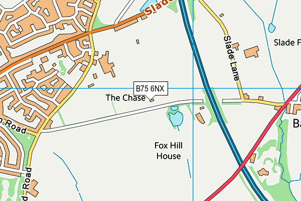 B75 6NX map - OS VectorMap District (Ordnance Survey) B75 6NX map - OS VectorMap District (Ordnance Survey)