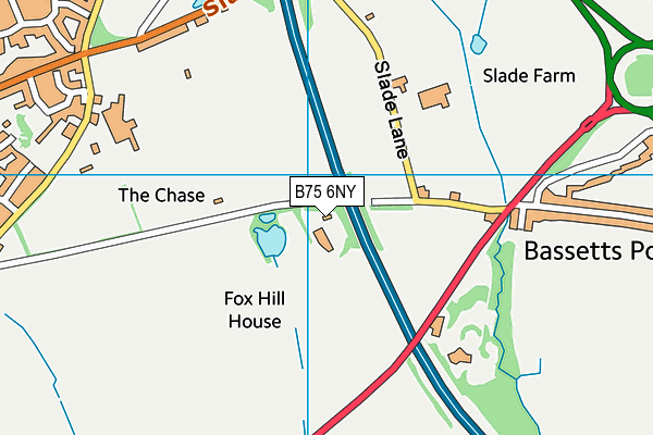 B75 6NY map - OS VectorMap District (Ordnance Survey) B75 6NY map - OS VectorMap District (Ordnance Survey)