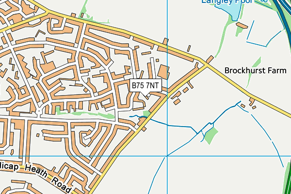 B75 7NT map - OS VectorMap District (Ordnance Survey) B75 7NT map - OS VectorMap District (Ordnance Survey)