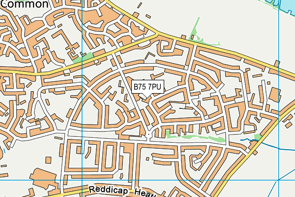 B75 7PU map - OS VectorMap District (Ordnance Survey) B75 7PU map - OS VectorMap District (Ordnance Survey)