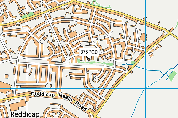 B75 7QD map - OS VectorMap District (Ordnance Survey) B75 7QD map - OS VectorMap District (Ordnance Survey)