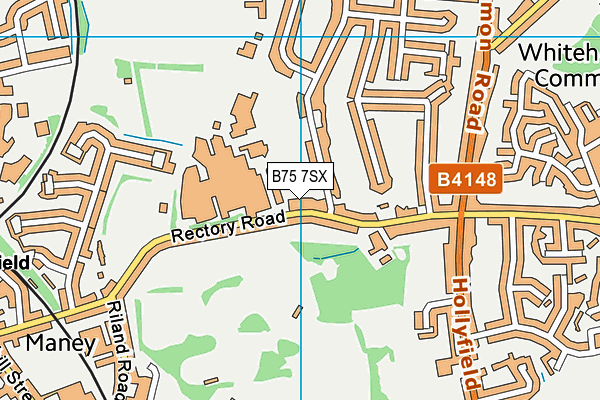 B75 7SX map - OS VectorMap District (Ordnance Survey) B75 7SX map - OS VectorMap District (Ordnance Survey)