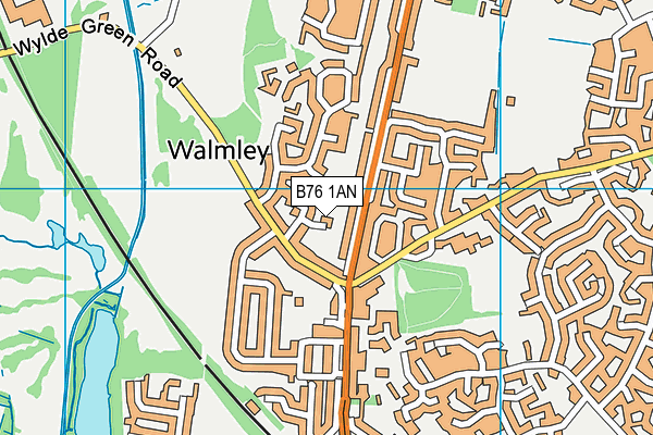 B76 1AN map - OS VectorMap District (Ordnance Survey) B76 1AN map - OS VectorMap District (Ordnance Survey)