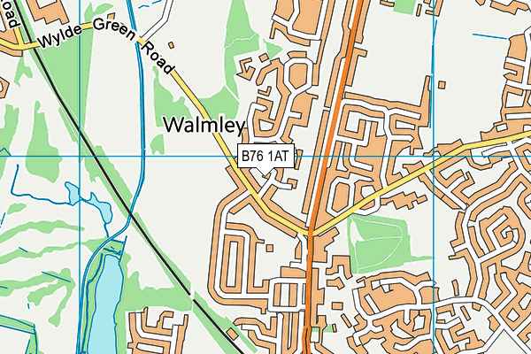 B76 1AT map - OS VectorMap District (Ordnance Survey) B76 1AT map - OS VectorMap District (Ordnance Survey)