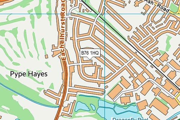 B76 1HQ map - OS VectorMap District (Ordnance Survey) B76 1HQ map - OS VectorMap District (Ordnance Survey)