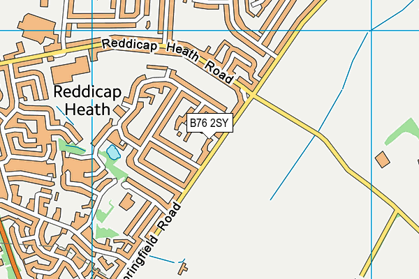 B76 2SY map - OS VectorMap District (Ordnance Survey) B76 2SY map - OS VectorMap District (Ordnance Survey)