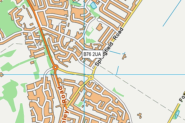 B76 2UA map - OS VectorMap District (Ordnance Survey) B76 2UA map - OS VectorMap District (Ordnance Survey)