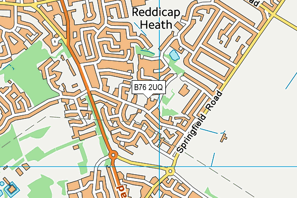 B76 2UQ map - OS VectorMap District (Ordnance Survey) B76 2UQ map - OS VectorMap District (Ordnance Survey)