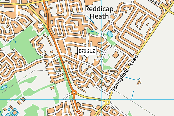 B76 2UZ map - OS VectorMap District (Ordnance Survey) B76 2UZ map - OS VectorMap District (Ordnance Survey)