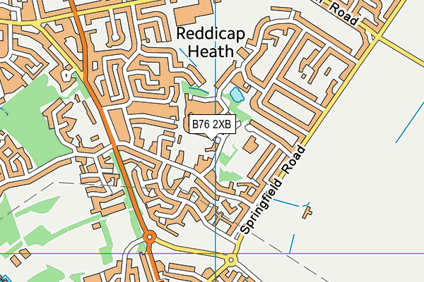 B76 2XB map - OS VectorMap District (Ordnance Survey) B76 2XB map - OS VectorMap District (Ordnance Survey)