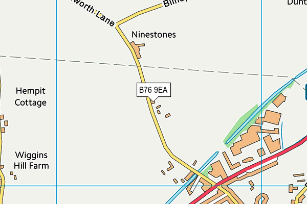B76 9EA map - OS VectorMap District (Ordnance Survey) B76 9EA map - OS VectorMap District (Ordnance Survey)