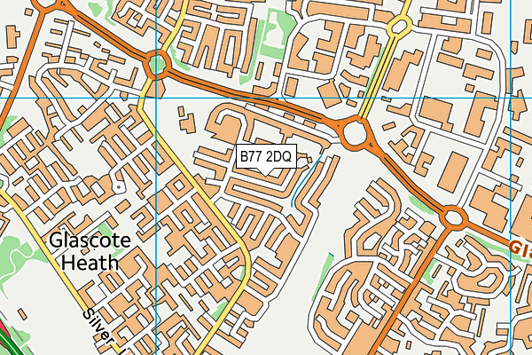 B77 2DQ map - OS VectorMap District (Ordnance Survey) B77 2DQ map - OS VectorMap District (Ordnance Survey)