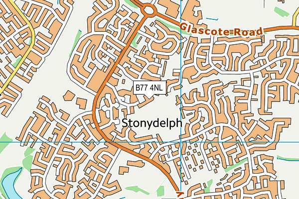 B77 4NL map - OS VectorMap District (Ordnance Survey) B77 4NL map - OS VectorMap District (Ordnance Survey)