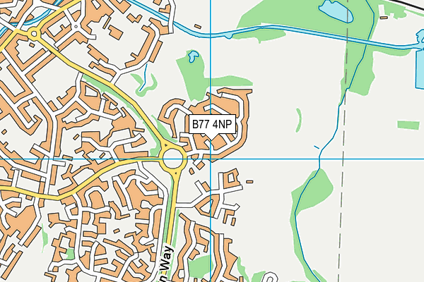 B77 4NP map - OS VectorMap District (Ordnance Survey) B77 4NP map - OS VectorMap District (Ordnance Survey)