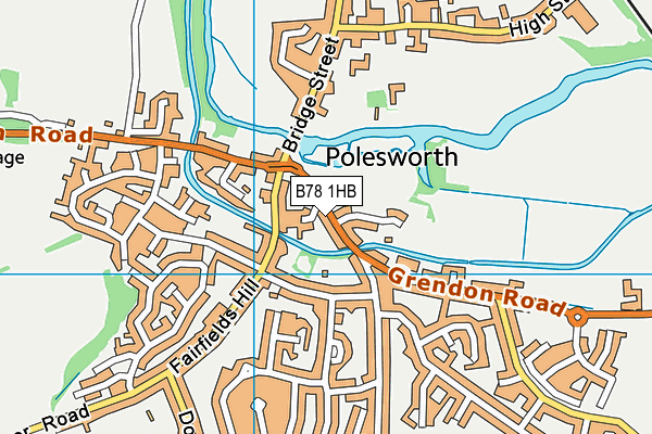 B78 1HB map - OS VectorMap District (Ordnance Survey) B78 1HB map - OS VectorMap District (Ordnance Survey)