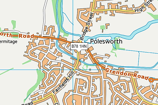 B78 1HN map - OS VectorMap District (Ordnance Survey) B78 1HN map - OS VectorMap District (Ordnance Survey)