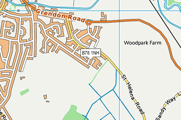 B78 1NH map - OS VectorMap District (Ordnance Survey) B78 1NH map - OS VectorMap District (Ordnance Survey)