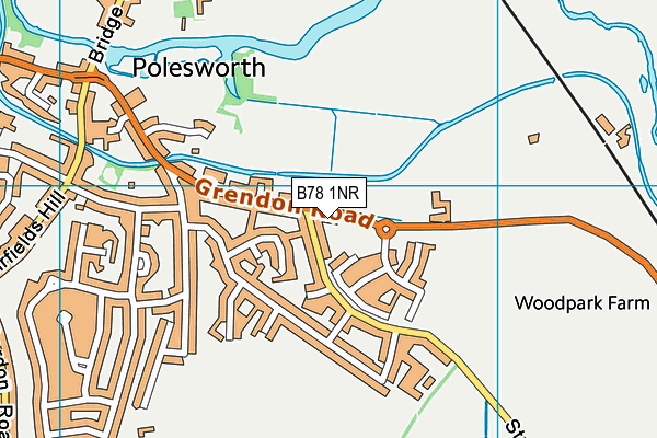 B78 1NR map - OS VectorMap District (Ordnance Survey) B78 1NR map - OS VectorMap District (Ordnance Survey)