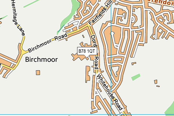 B78 1QT map - OS VectorMap District (Ordnance Survey) B78 1QT map - OS VectorMap District (Ordnance Survey)