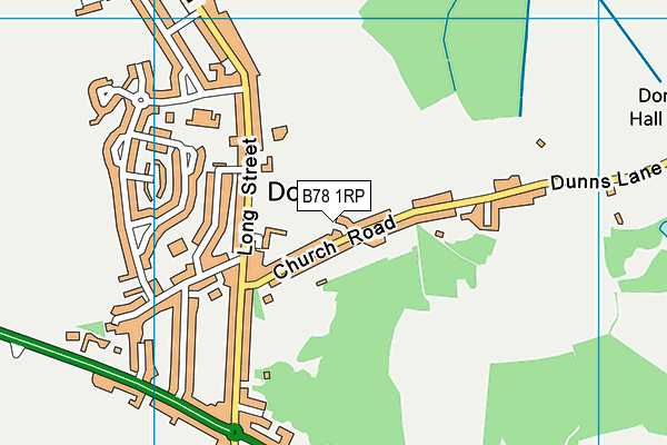 B78 1RP map - OS VectorMap District (Ordnance Survey) B78 1RP map - OS VectorMap District (Ordnance Survey)