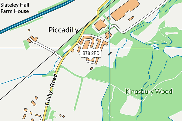 B78 2FD map - OS VectorMap District (Ordnance Survey) B78 2FD map - OS VectorMap District (Ordnance Survey)