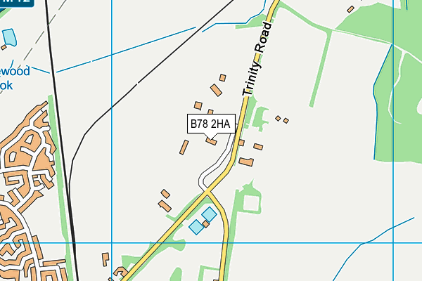 B78 2HA map - OS VectorMap District (Ordnance Survey) B78 2HA map - OS VectorMap District (Ordnance Survey)