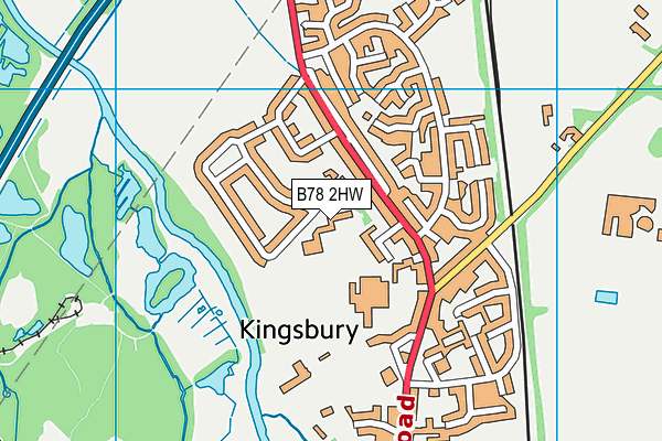 B78 2HW map - OS VectorMap District (Ordnance Survey) B78 2HW map - OS VectorMap District (Ordnance Survey)