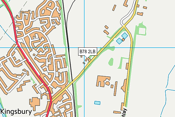B78 2LB map - OS VectorMap District (Ordnance Survey) B78 2LB map - OS VectorMap District (Ordnance Survey)