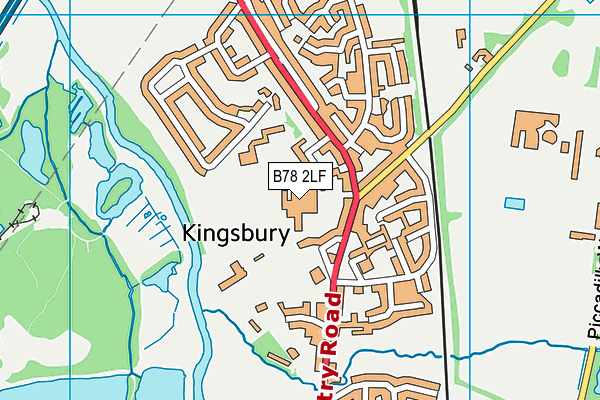 B78 2LF map - OS VectorMap District (Ordnance Survey) B78 2LF map - OS VectorMap District (Ordnance Survey)