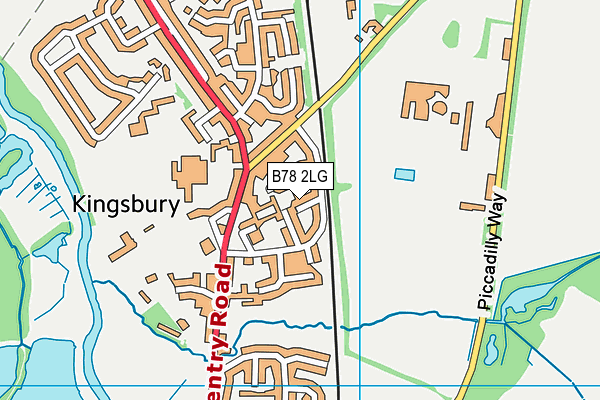 B78 2LG map - OS VectorMap District (Ordnance Survey) B78 2LG map - OS VectorMap District (Ordnance Survey)