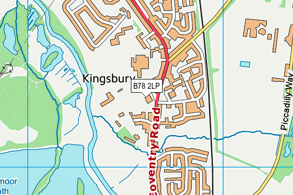 B78 2LP map - OS VectorMap District (Ordnance Survey) B78 2LP map - OS VectorMap District (Ordnance Survey)