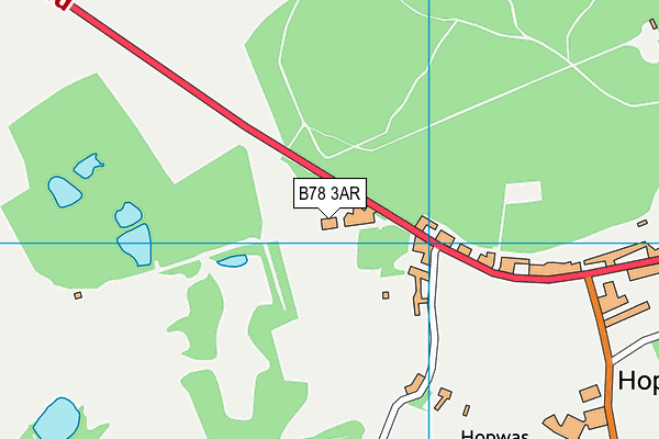B78 3AR map - OS VectorMap District (Ordnance Survey) B78 3AR map - OS VectorMap District (Ordnance Survey)