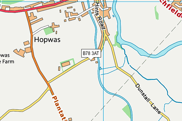 B78 3AT map - OS VectorMap District (Ordnance Survey) B78 3AT map - OS VectorMap District (Ordnance Survey)