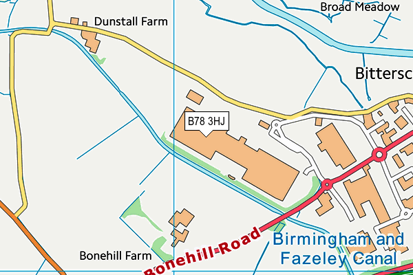 B78 3HJ map - OS VectorMap District (Ordnance Survey) B78 3HJ map - OS VectorMap District (Ordnance Survey)
