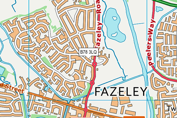 B78 3LQ map - OS VectorMap District (Ordnance Survey) B78 3LQ map - OS VectorMap District (Ordnance Survey)
